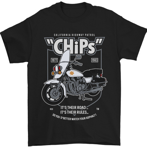 Shirt uomo chips polizia - chips,