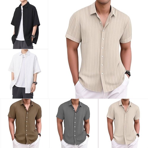 Camicia jacquard uomo leggera