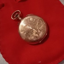 orologio da taschino in oro, femminile, datato anni '30 del secolo scorso