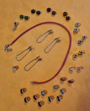 Gioielli Brosway, Collana E Orecchini A Catena Per Charm E 29 Charm Assortiti.