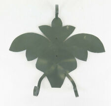 ATTACCAPANNI DA PARETE FERRO BATTUTO 2 GANCI VINTAGE VECCHIO APPENDIABITI  CH3