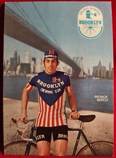 CARTOLINA BICI CICLISMO -  GIOS BROOKLYN  -  PATRICK SERCU