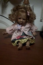 bambola in pezza  tipo character marchio PANRE made in spain   h cm 40