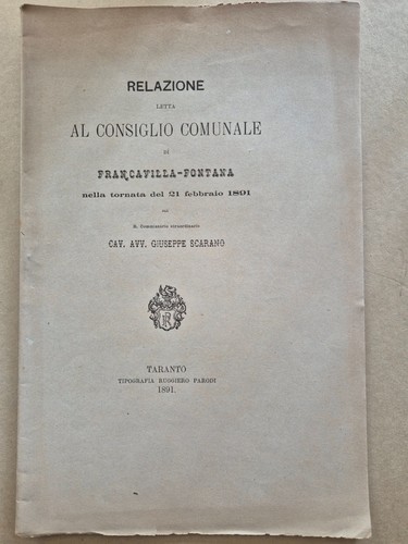 Francavilla fontana 1891 - fontana,