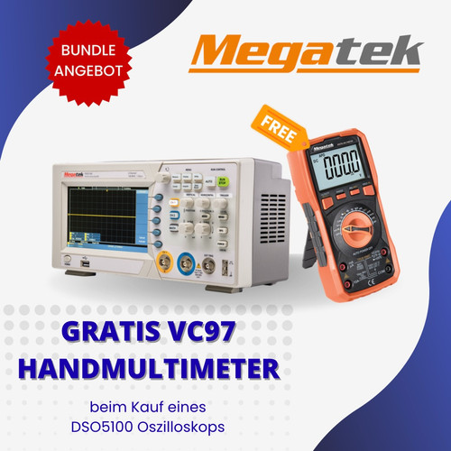 Bundle oscilloscopio megatek - oscilloscopio,