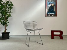 Sedia originale Harry Bertoia 420 Wire Side Chair cromata, come nuova | sedia design Knoll