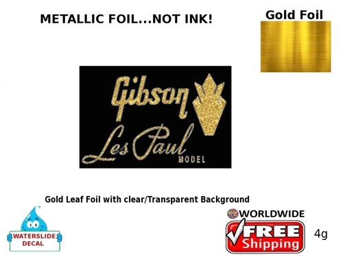 Gibson guitar decal foil - guitar,