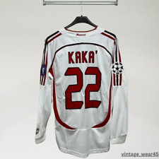Maglia KAKA' #22 AC Milan 2006/2007 manica lunga retrò vintage bianca shirt S
