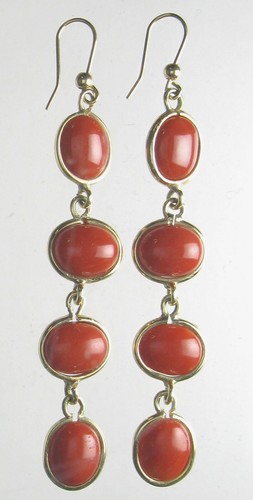 Orecchini artigianali oro - in,