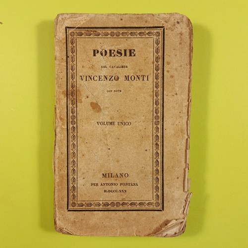 Poesie vincenzo monti antonio - poesie,