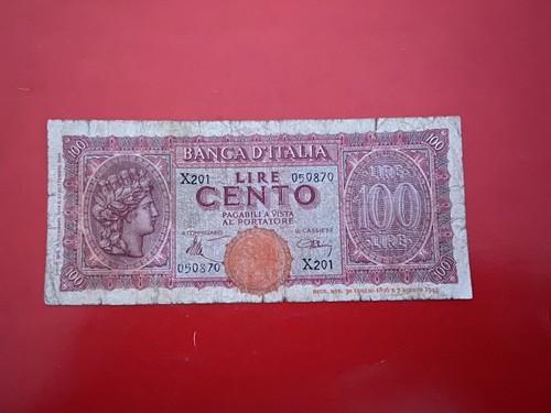 100 lire 1944 luogotenenza - ,