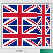 4 x adesivi Union Jack /