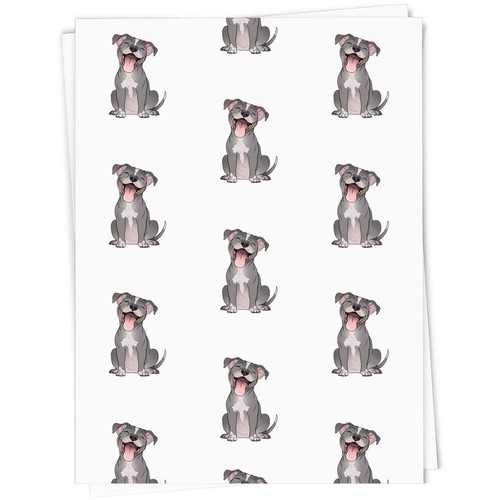 Happy pit bull terrier - 'happy,