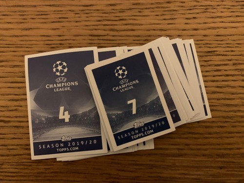 Adesivi topps champions - adesivi, league