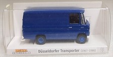 Brekina 36813, Mercedes Benz L 406 D furgone, blu, 1/87, NUOVO & IMBALLO ORIGINALE