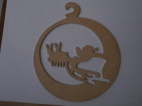 Addobbo natale legno - in,