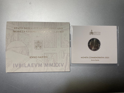 2025 vaticano euro moneta - 2025,