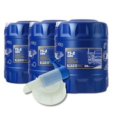 60 (3x20) Litro Mannol SAE 20W-50 Fatt TS-2 Con Canale di Scarico