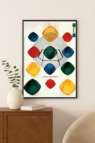 Poster pubblicitario sedie