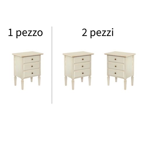 Comodino spillo legno - comodino, in