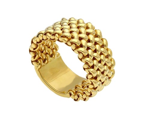 Anello fascia oro giallo - fascia, in