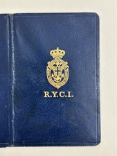 1936 Tessera Sport  REGIO YACHT CLUB ITALIANO - CAPITANO ARMI NAVALI