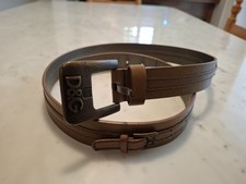 Dolce & Gabbana cintura marone Vintage Da Donna Unisex 