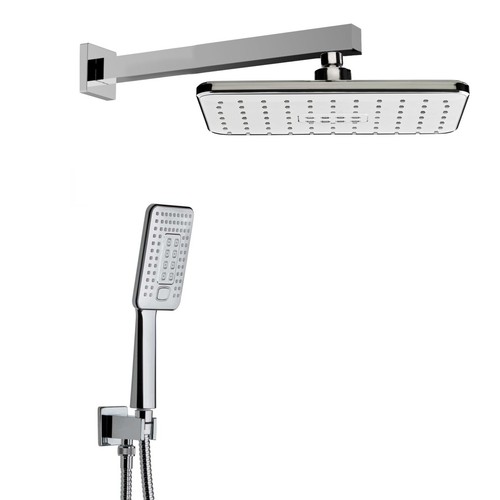 Kit doccia con - soffione, 26x17