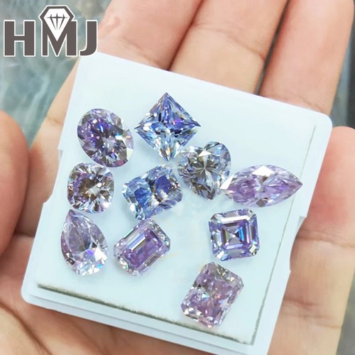 Pietra sfusa moissanite viola