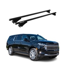 Barre Portatutto Menabo Barre Portatutto Base per Chevrolet Suburban 2021-25 75kg Alluminio Nero 2x