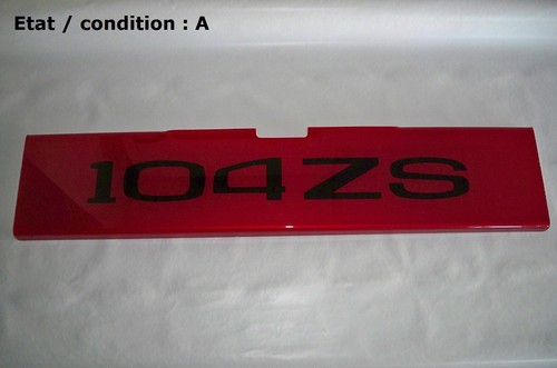 Peugeot 104 coupé plaque - -,