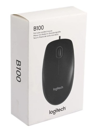 Logitech b100 mouse ottico con - ottico,