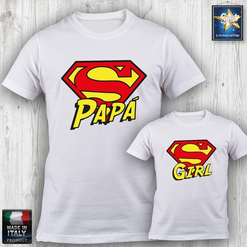 Shirt papà bimbo - bimbo, superpapa'