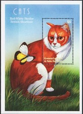 Grenada 2001 British Shorthair Animali Domestici Animali Natura m/s MNH