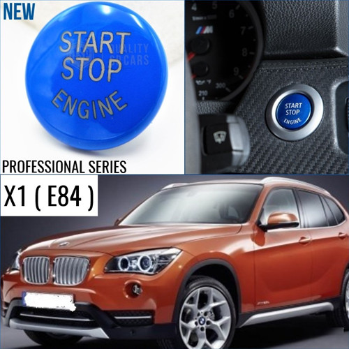 Pulsante start stop blu - stop, per