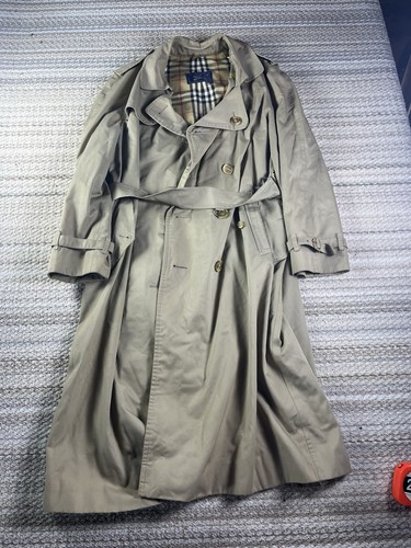 Cappotto trench vintage beige