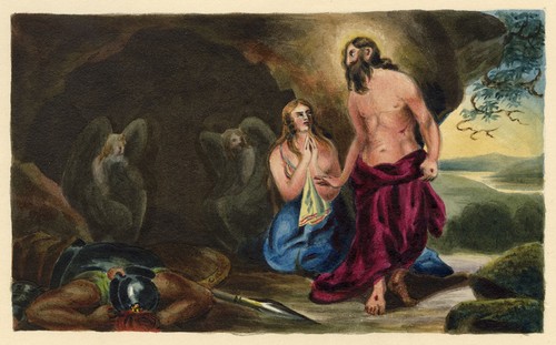 Cristo che appare maria - cristo,