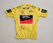 Maglia ciclismo gialla firmata