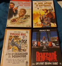 4 DVD TERENCE HILL Renegade La collera del vento il mio nome è nessuno e poi....