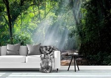 Adesivo murale 3D Green Forest