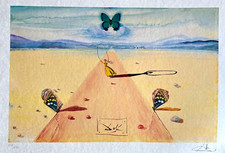 Salvador Dali Litografia  "Alice" COA originale firmata numerata a mano Dalì