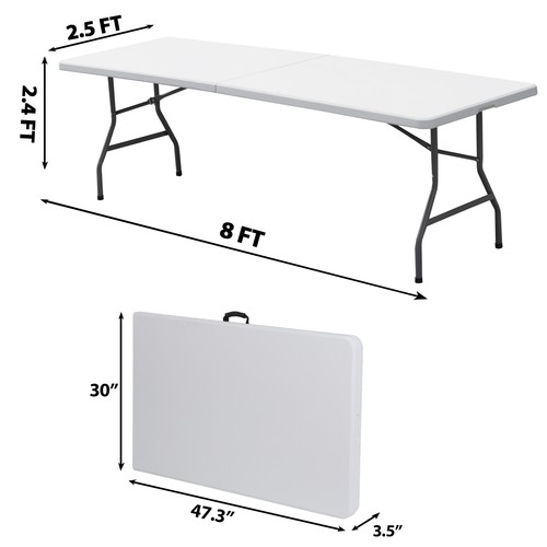 Tavolo pieghevole 8ft - pieghevole,