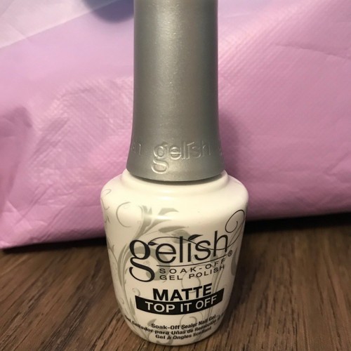 Gelish matte top coat - gelish,