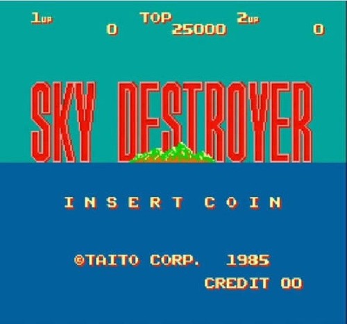 Sky destroyer 1985 taito - destroyer,