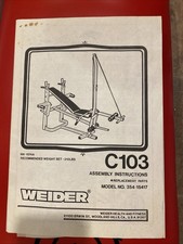 Weider c103 workout gym - weider,