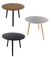 Tavolino Salotto Ovale Tavolo Basso da Soggiorno Camera Ufficio 46x34 H39 cm