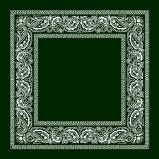 6 BANDANA Paisley centrale