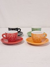 Bialetti Set of 4 Tazzine + Piattini 