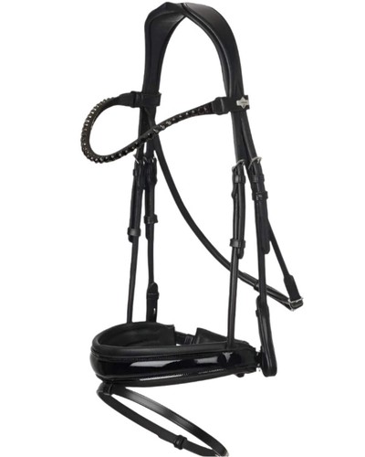 Briglia dressage vernice - briglia, in