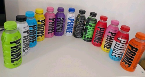 Prime empty bottle collection - empty,